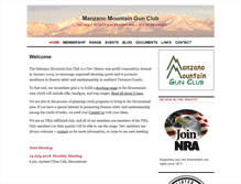 Tablet Screenshot of manzanomountaingunclub.org